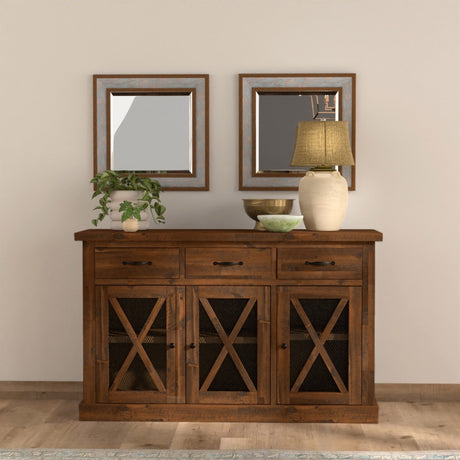 Newberry Sideboard, Medium Brown-Servers & Sideboards-Parc Decor