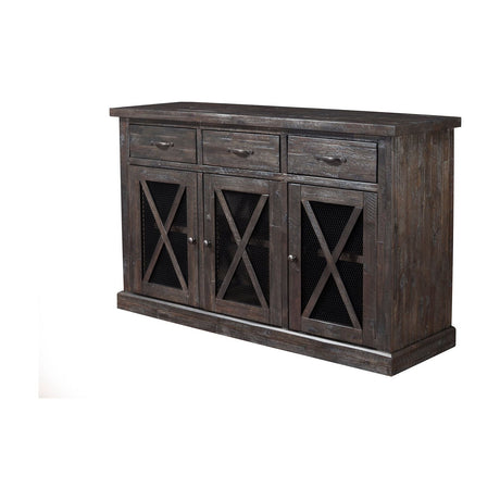 Newberry Sideboard, Salvaged Grey-Servers & Sideboards-Parc Decor
