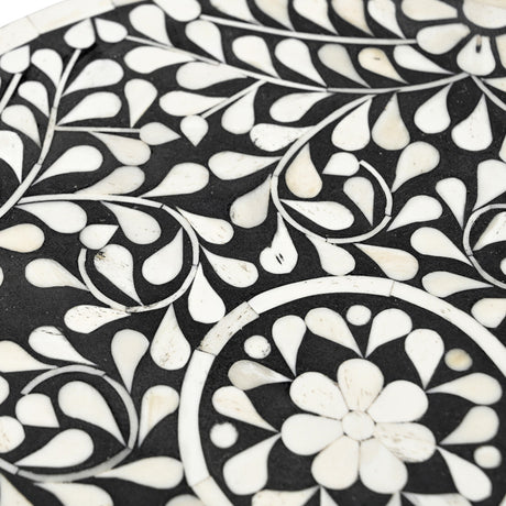 Nilgiri bone inlay end table