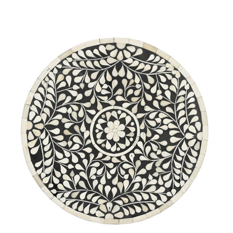 Nilgiri bone inlay end table