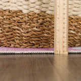 Nizar Pink Cloud Washable Kids Rug - Clearance-Rugs-Parc Decor