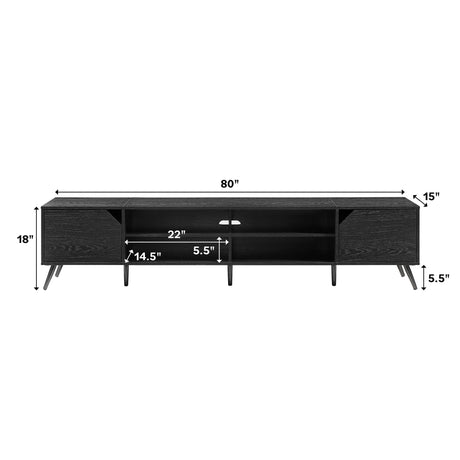 Noah Mid-Century Modern Angular TV Stand Collection-Entertainment-Parc Decor