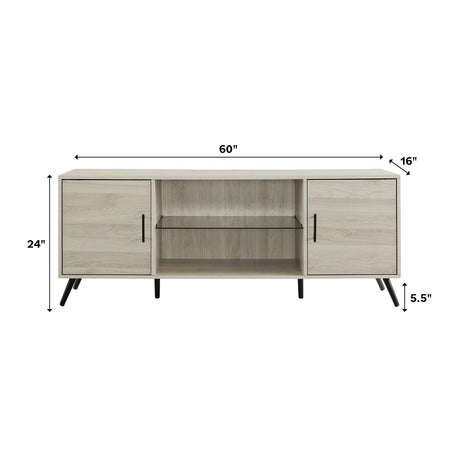 Nora 60" TV Stand-Entertainment-Parc Decor