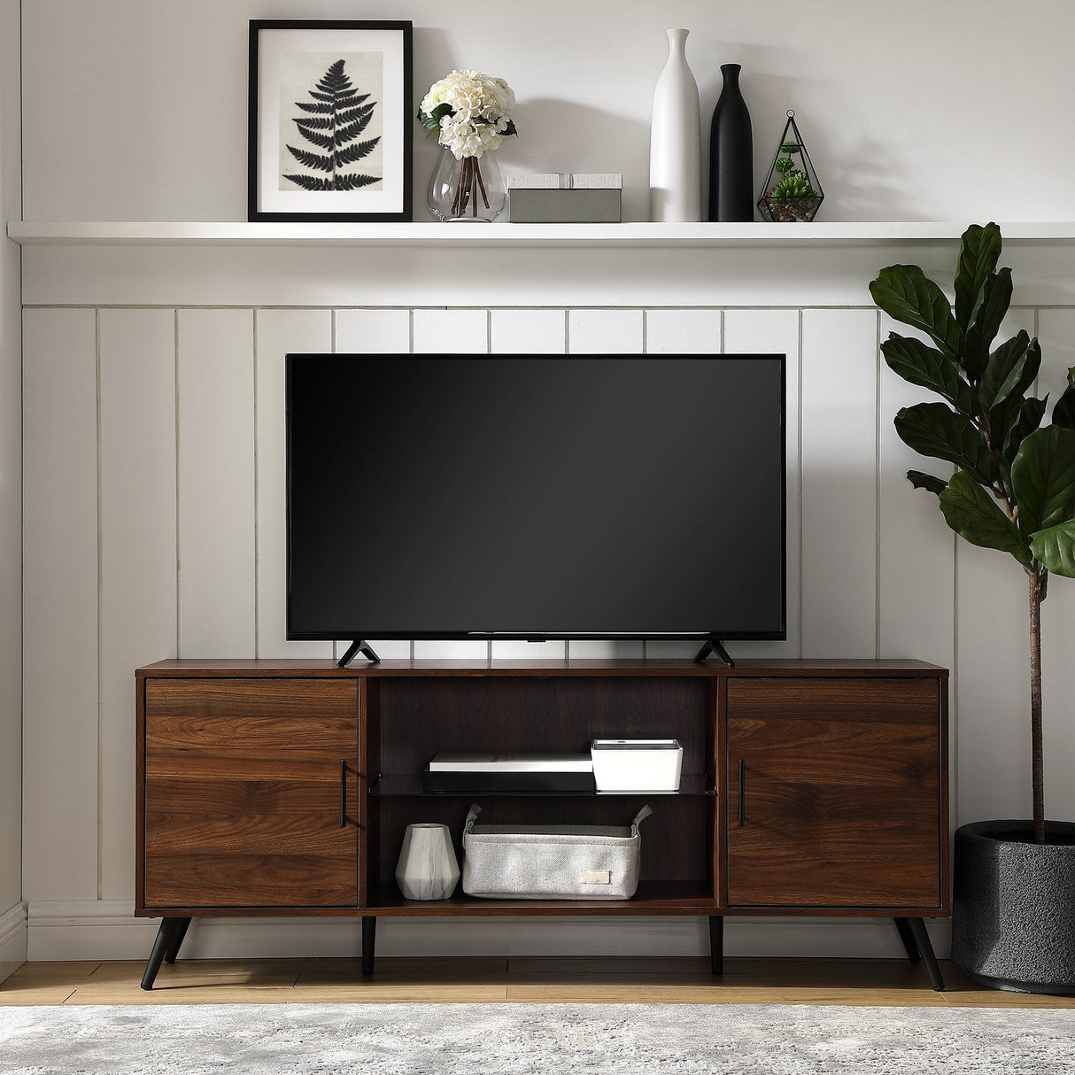 Nora 60" TV Stand-Entertainment-Parc Decor