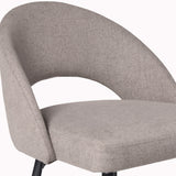 O Modern 2-Piece Minimalist Upholstered Bar Stool Set of 2-Dining / Kitchen-Parc Decor