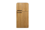 Oak Fluted Play Fridge – Montessori Wooden Toy Refrigerator