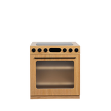 Oak Fluted Play Oven – Montessori Wooden Toy Kitchen