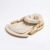 Oakling Foldable Wooden Baby Activity Seat | Plush Sit-Up Play Seat for 10 to 18 Months