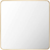 Ockenfels Modern Arched Gold Wall Mirror-Mirrors-Parc Decor