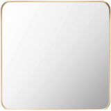 Ockenfels Modern Arched Gold Wall Mirror-Mirrors-Parc Decor