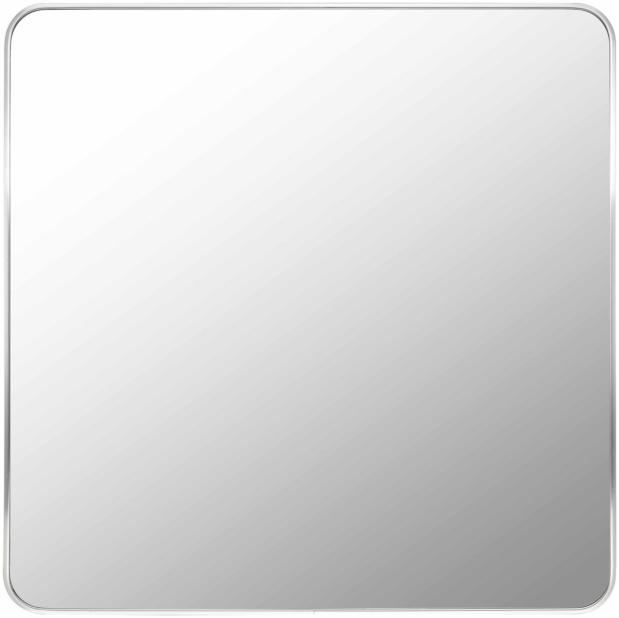 Ockenfels Modern Arched Silver Gray Wall Mirror-Mirrors-Parc Decor