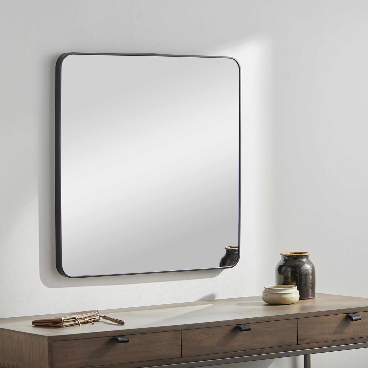 Ockenfels Rustic Oval Golden Accent Mirror-Mirrors-Parc Decor