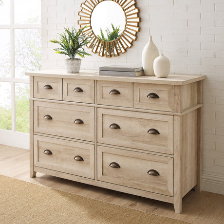 Odette Transitional Farmhouse Dresser Collection-Bedroom-Parc Decor