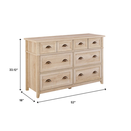 Odette Transitional Farmhouse Dresser Collection-Bedroom-Parc Decor