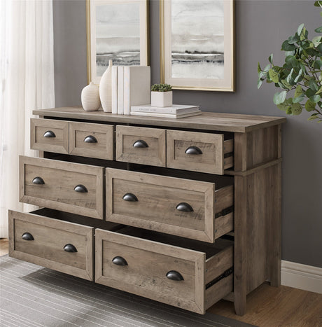 Odette Transitional Farmhouse Dresser Collection-Bedroom-Parc Decor