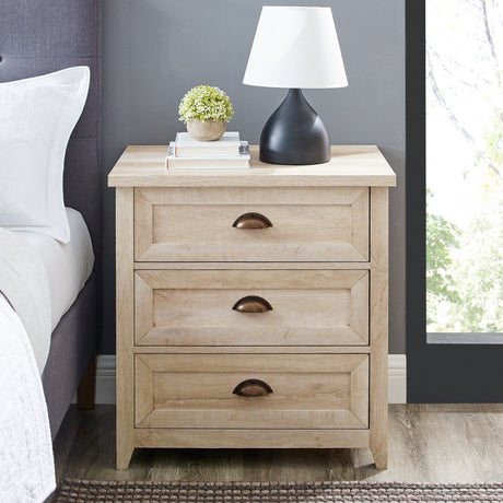 Odette Transitional Farmhouse Nightstand Collection-Bedroom-Parc Decor