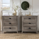 Odette Transitional Farmhouse Nightstand Collection-Bedroom-Parc Decor