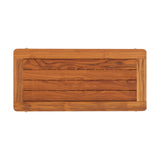 Oiled Teak Shower and Bath Decor Bench with Shelf - 30"