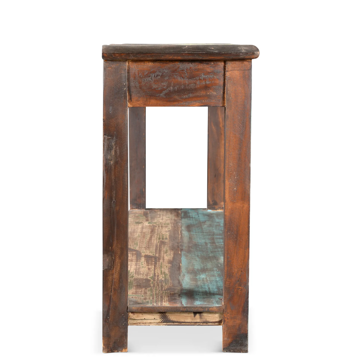 Old Reclaimed Wood Console Table-CONSOLE TABLE-Parc Decor