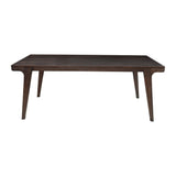Olejo Dining Table, Chocolate-Dining Tables-Parc Decor
