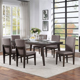 Olejo Dining Table, Chocolate