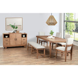 Olejo Dining Table, Natural-Dining Tables-Parc Decor