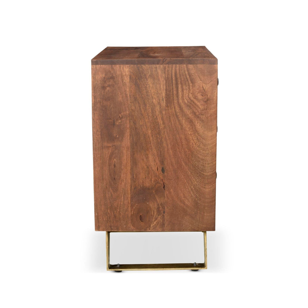 Olga Retro Side Table with Drawers-End table-Parc Decor