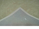 Olive and Ivory Modern Geometrical Stripes Textured Hand Tufted Multi size rug