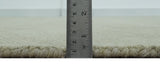 Olive and Ivory Modern Geometrical Stripes Textured Hand Tufted Multi size rug