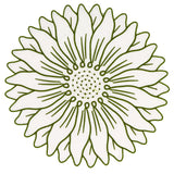 Olive Bloom Placemat - Case of 12 Placemats-Placemat-Parc Decor