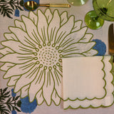 Olive Bloom Placemat - Set of 4-Placemat-Parc Decor