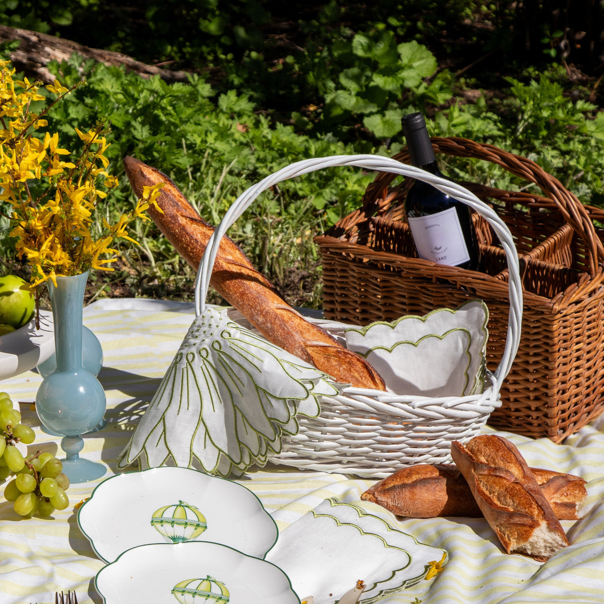 Olive Bloom Placemat - Set of 4-Placemat-Parc Decor