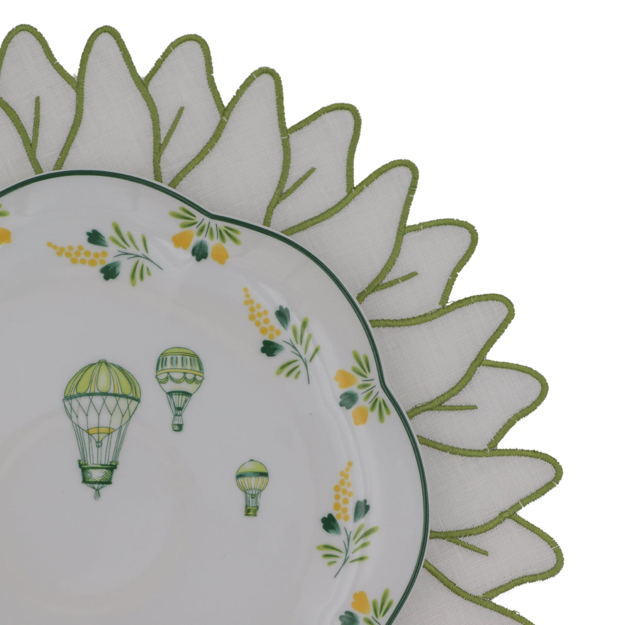 Olive Bloom Placemat - Set of 4-Placemat-Parc Decor