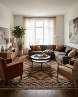 Olive, Gold, Black and Brown Oriental Traditional Hand Knotted Multi Size Wool Area Rug, Living Room and Bedroom Rug