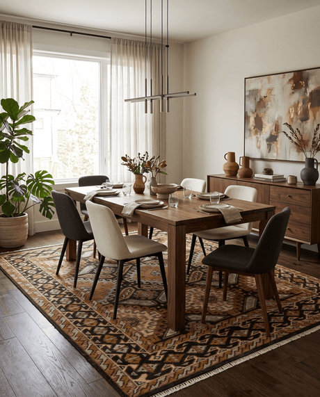 Olive, Gold, Black and Brown Oriental Traditional Hand Knotted Multi Size Wool Area Rug, Living Room and Bedroom Rug