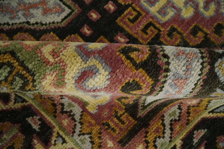 Olive, Gold, Black and Brown Oriental Traditional Hand Knotted Multi Size Wool Area Rug, Living Room and Bedroom Rug
