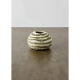 Olive Green Pathways Decorative Wool Ukhamba Bowl