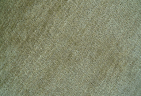 Olive Modern Solid Design Hand Knotted Wool Rug