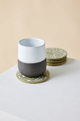Olive Terrazzo Coasters - Set of 4-Décor-Parc Decor