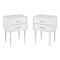 Olivia Two-Drawer Nightstand / Side Table, Set of 2-Occasional-Parc Decor