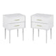 Olivia Two-Drawer Nightstand / Side Table, Set of 2-Occasional-Parc Decor