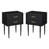 Olivia Two-Drawer Nightstand / Side Table, Set of 2-Occasional-Parc Decor