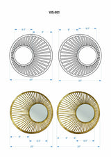 Orah Mirror - Clearance-Mirrors-Parc Decor