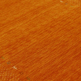 Orange Tribal Gabbeh Border Design Hand Loomed Wool Area Rug