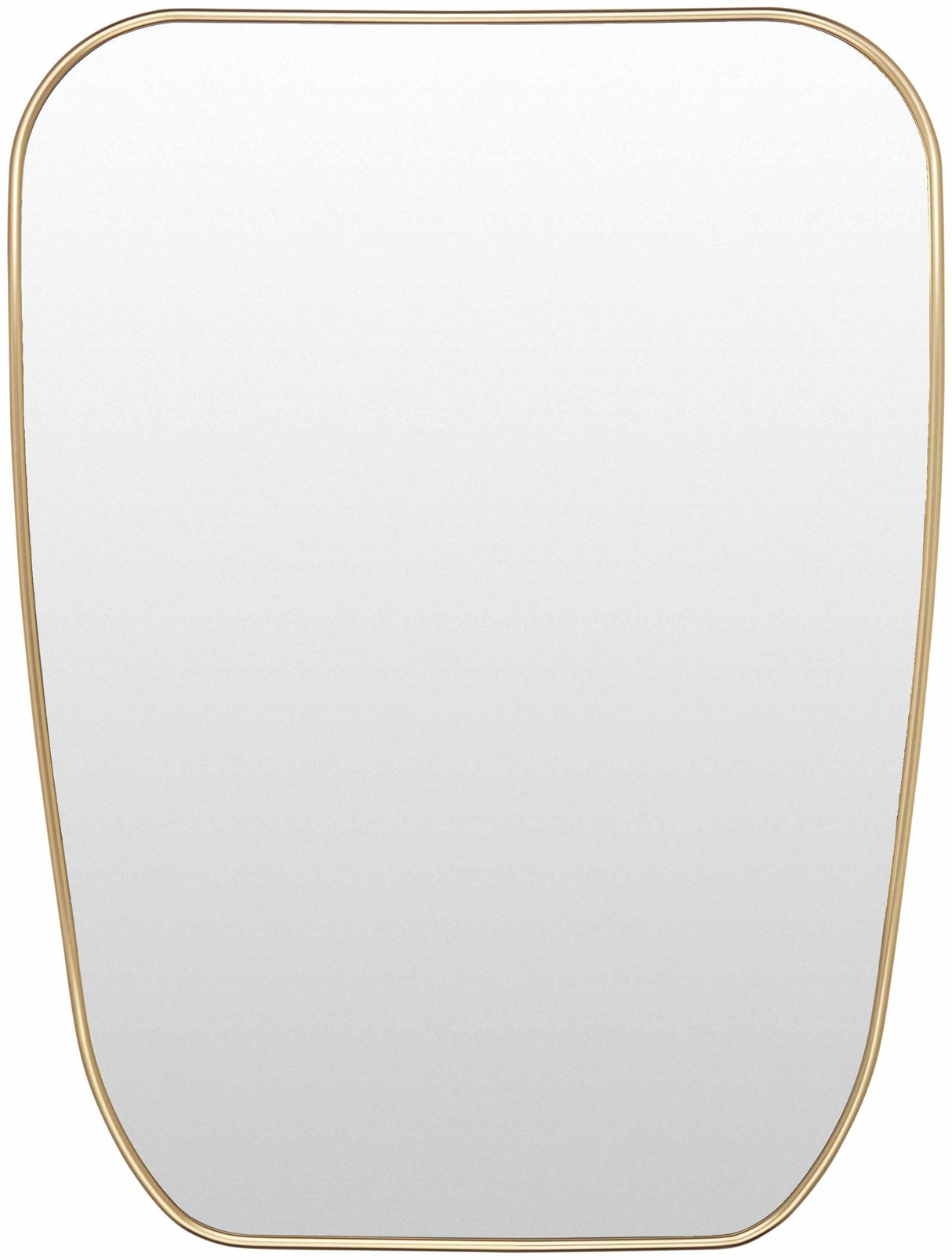 Orbassano Gold Frame Round Mirror-Mirrors-Parc Decor