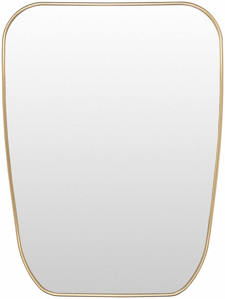 Orbassano Gold Frame Round Mirror-Mirrors-Parc Decor