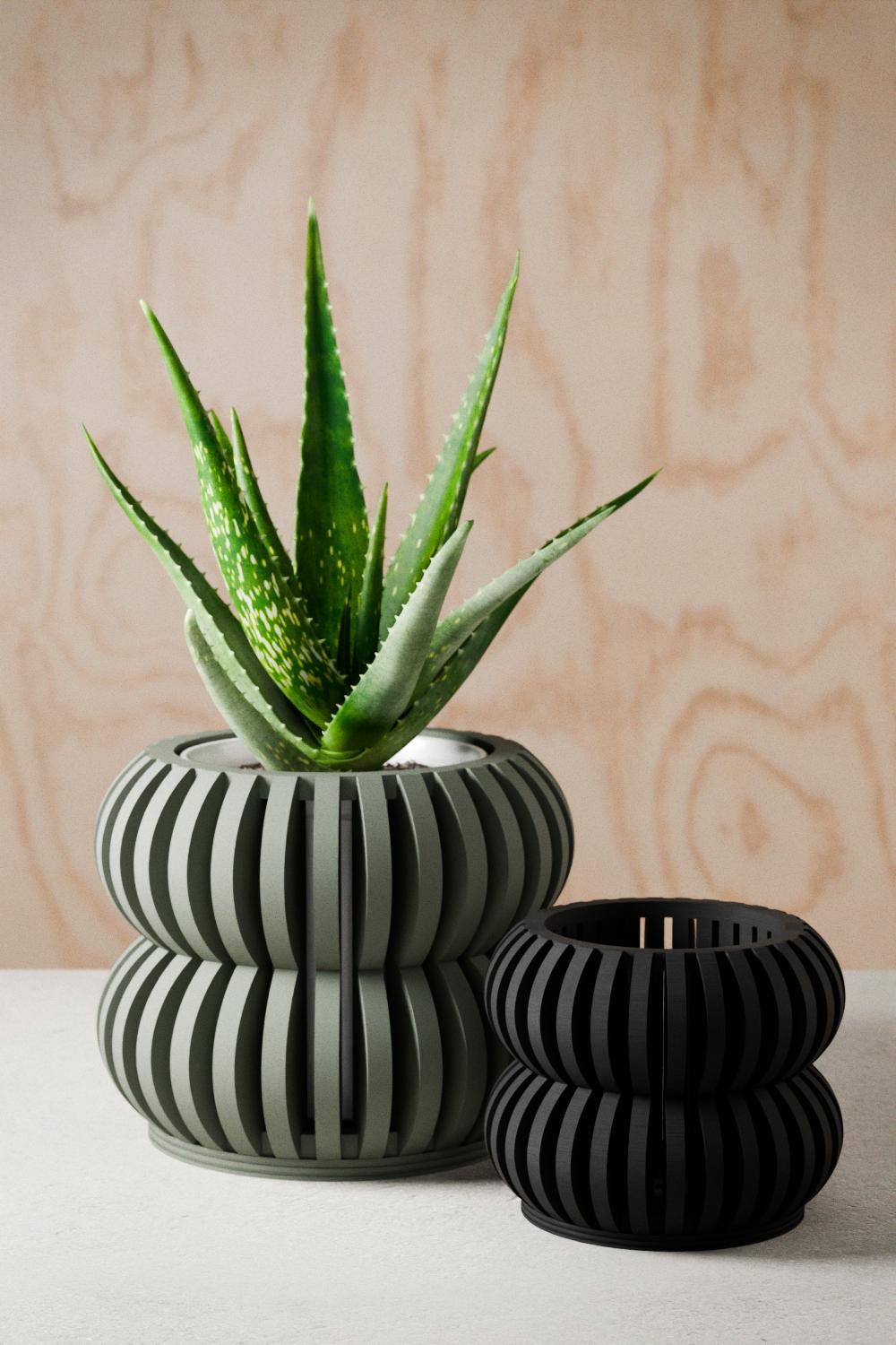 Orchid Planter DOUBLE BUBBLES-Planter-Parc Decor