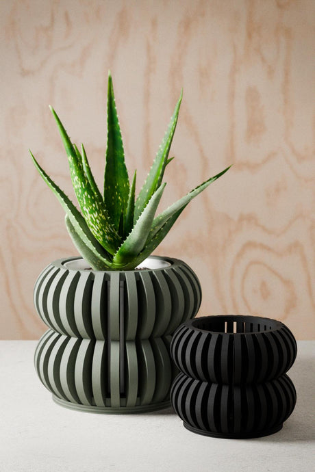 Orchid Planter DOUBLE BUBBLES-Planter-Parc Decor