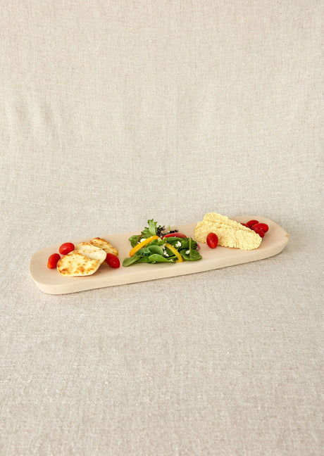 Organic Wooden Rectangle Bread Platter-Décor-Parc Decor