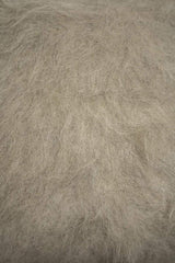 Organic Wool Pillow - Handwoven Brushed Wood Decorative Pillow